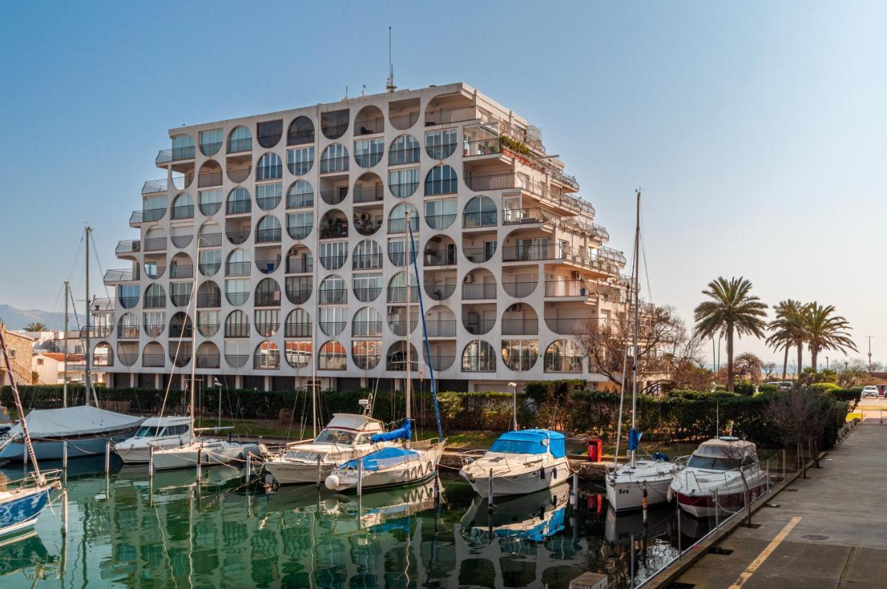 Estudio En 1ª Linea Con Vistas Al Puerto Deportivo By Insidehome Empuriabrava Ngoại thất bức ảnh