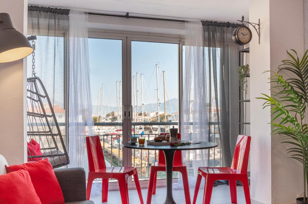 Estudio En 1ª Linea Con Vistas Al Puerto Deportivo By Insidehome Empuriabrava Ngoại thất bức ảnh