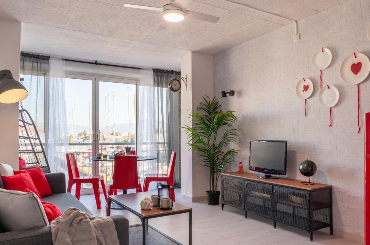 Estudio En 1ª Linea Con Vistas Al Puerto Deportivo By Insidehome Empuriabrava Ngoại thất bức ảnh